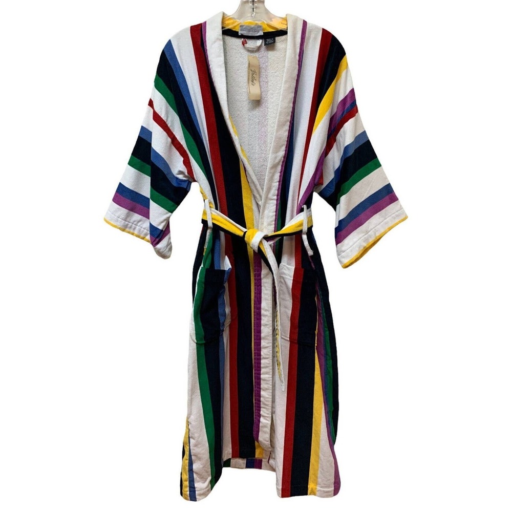 Vtg Bullocks Retro Terry Cloth Robe Swim Unisex OS Cabana Boy Beach Pool NEW NOS